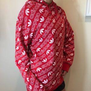Adidas logo hoodie